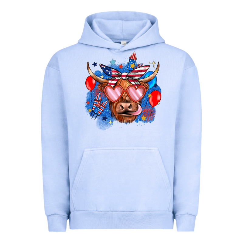 Western America Cow Urban Hoodie by JahusDesignShop | Teevron