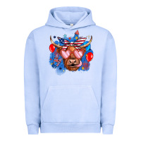 Pigment Grape Ice western america cow Urban Hoodie - JahusDesignShop