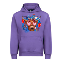 Tulip western america cow Urban Hoodie - JahusDesignShop