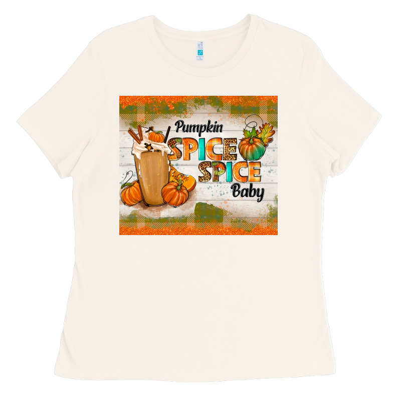 Pumpkin Spice Spice Baby Ladies Tee by TumblerDesignByShophia | Teevron