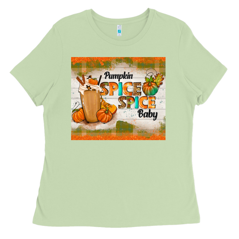 Pumpkin Spice Spice Baby Ladies Tee by TumblerDesignByShophia | Teevron
