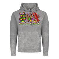 Cloud Rock peace love crawfish olivia Vintage Hoodie - OliviaCreatesArt