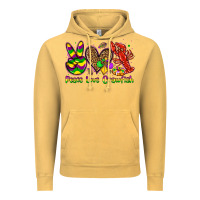 Vintage Mustard peace love crawfish olivia Vintage Hoodie - OliviaCreatesArt