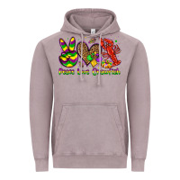 Vintage Zinc peace love crawfish olivia Vintage Hoodie - OliviaCreatesArt
