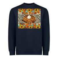 Navy Thick thighs pumpkin pies Heavyweight Sweatshirt - Artiststas
