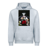Heather Grey Graphic Movies  badguys film Mens Funny Urban Hoodie - longCreatives
