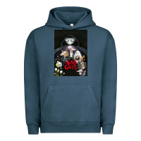 Pigment Midnight Navy Graphic Movies  badguys film Mens Funny Urban Hoodie - longCreatives