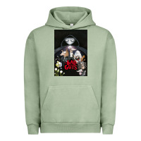Pigment Oil Green Graphic Movies  badguys film Mens Funny Urban Hoodie - longCreatives