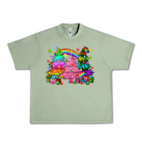 Oil Green pride christmas trees Urban Heavy Tee - HowdyJamesFarm