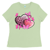 Matcha Cancer hearts Cancer Awaneress Ladies Tee - HowdyJamesFarm