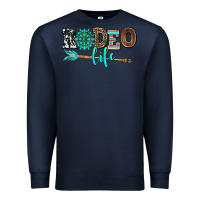 Navy rodeo life with gemstone Premium Sweatshirt - AdoDesignShop