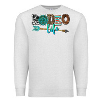 Oatmeal Heather rodeo life with gemstone Premium Sweatshirt - AdoDesignShop