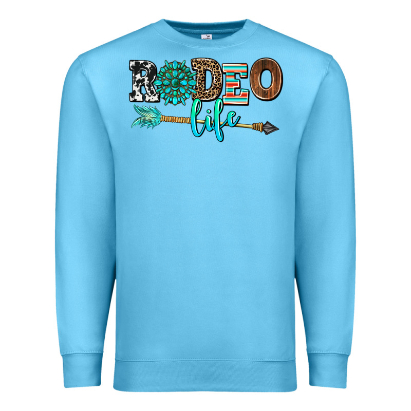 Rodeo Life With Gemstone Premium Sweatshirt by AdoDesignShop | Teevron