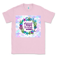 Bubblegum Pink mermaid kisses starfish wishes Classic Tee - TumblerDesignByShophia