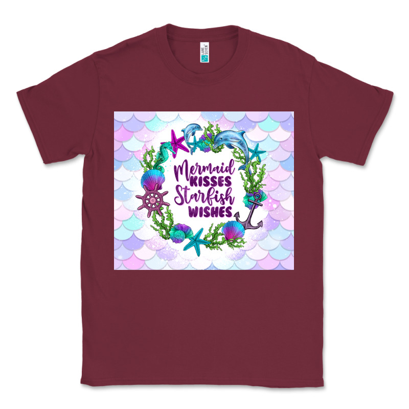 Mermaid Kisses Starfish Wishes Classic Tee by TumblerDesignByShophia | Teevron