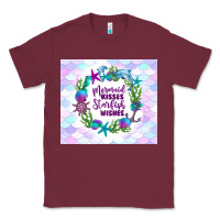 Burgundy mermaid kisses starfish wishes Classic Tee - TumblerDesignByShophia