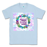 Dusty Blue mermaid kisses starfish wishes Classic Tee - TumblerDesignByShophia
