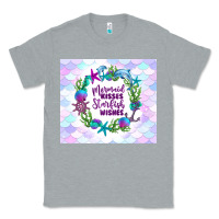 Heather Grey mermaid kisses starfish wishes Classic Tee - TumblerDesignByShophia