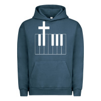 Pigment Midnight Navy Church Organist Urban Hoodie - longCreatives