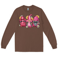 Chestnut breast cancer gnomes Long Sleeve Tee - FaDigitalArtStudio