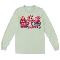 Matcha breast cancer gnomes Long Sleeve Tee - FaDigitalArtStudio
