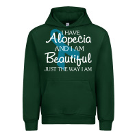 Forest Green I Have Alopecia Awareness, I Am Beautiful Just Th Urban Hoodie - longCreatives