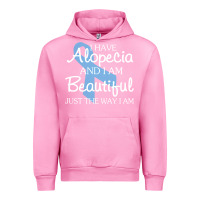 Fuchsia Pink I Have Alopecia Awareness, I Am Beautiful Just Th Urban Hoodie - longCreatives