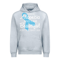 Heather Grey I Have Alopecia Awareness, I Am Beautiful Just Th Urban Hoodie - longCreatives