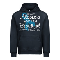 Navy I Have Alopecia Awareness, I Am Beautiful Just Th Urban Hoodie - longCreatives
