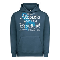 Pigment Midnight Navy I Have Alopecia Awareness, I Am Beautiful Just Th Urban Hoodie - longCreatives