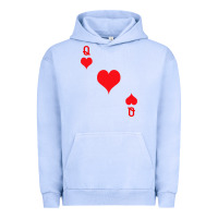 Pigment Grape Ice Queen Of Hearts  Playing Card   Halloween Costume Urban Hoodie - longCreatives