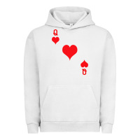 Pigment Lunar Rock Queen Of Hearts  Playing Card   Halloween Costume Urban Hoodie - longCreatives