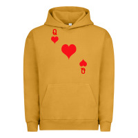 Queen Of Hearts  Playing Card   Halloween Costume Urban Hoodie | Teevron