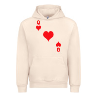 Sandshell Queen Of Hearts  Playing Card   Halloween Costume Urban Hoodie - longCreatives