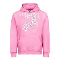 Fuchsia Pink I Prevail  Skeleton Hands  Official Merchandise Premium Urban Hoodie - longCreatives