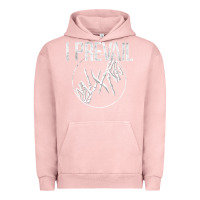 Pigment Salmon I Prevail  Skeleton Hands  Official Merchandise Premium Urban Hoodie - longCreatives