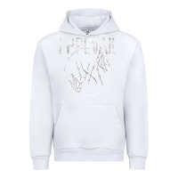 White I Prevail  Skeleton Hands  Official Merchandise Premium Urban Hoodie - longCreatives