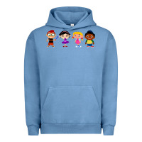 Pigment Pebble Blue Little Einsteins Urban Hoodie - longCreatives