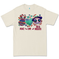 Bone Peace love dia de los muertos Premium Tee - NancyCooperArtShop