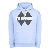 Pigment Grape Ice I'm Difficult Double Black Diamond Skiing Urban Hoodie - longCreatives