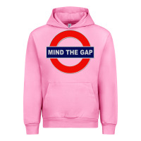 Fuchsia Pink Mind The Gap Urban Hoodie - longCreatives