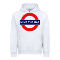 White Mind The Gap Urban Hoodie - longCreatives