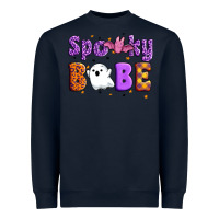 Navy spooky babe Heavyweight Sweatshirt - Artiststas