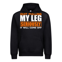 Black Quit Pulling My Leg Ampu Wheelchair Prosthetic Urban Hoodie - longCreatives
