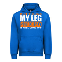 Cobalt Quit Pulling My Leg Ampu Wheelchair Prosthetic Urban Hoodie - longCreatives