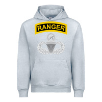 Heather Grey Ranger and Airborne Master Urban Hoodie - longCreatives