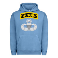 Pigment Pebble Blue Ranger and Airborne Master Urban Hoodie - longCreatives