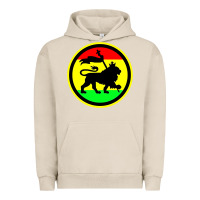 Pigment French Oak Rasta Lion Urban Hoodie - longCreatives