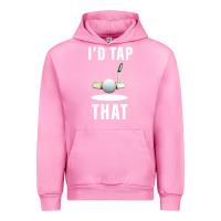 Fuchsia Pink I'd Tap That TFunny Golf Urban Hoodie - longCreatives