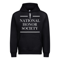 Black National Honor Society Torch Urban Hoodie - longCreatives